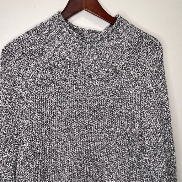 Dkr Cottage Collection Salt & Pepper Knit Sweater Size L - Picture 5 of 8